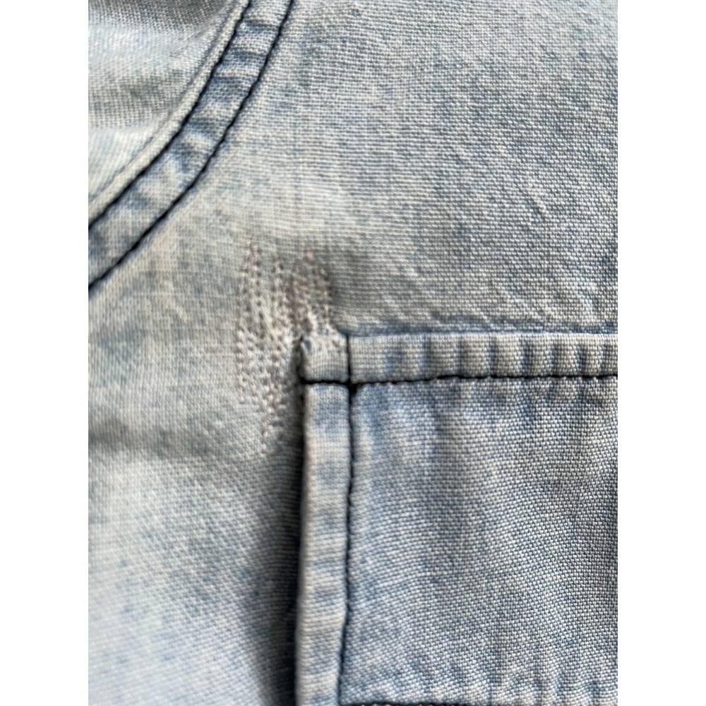 Balenciaga Fall 2002 Nicolas Ghesquiere Archive Denim Shirt Light Wash 38 - Picture 4 of 8